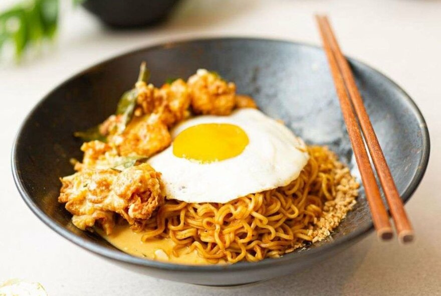 Pixle Place @Clazroom Neo Damansara [ED] Indo Mee with Fried Egg & Popcorn Chicken